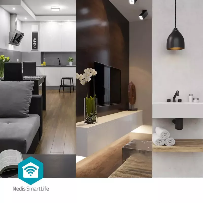 Smart plug Nedis WIFIP121FWT3 - Wi-Fi indoor outlet, pack of 3