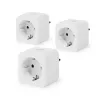 Smart plug Nedis WIFIP121FWT3 - Wi-Fi indoor outlet, pack of 3