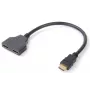 Microconnect HDMI Y-sadalītāja kabelis, 0,2 m, HDMI Type A (Standard), 2 x HDMI Type A (Standard), 1920 x 1200 pikseļi, melns