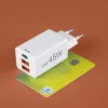Hama 00201995 mobilo ierīču lādētājs Viedtālrunis Balta Maiņstrāvas Ātrā uzlāde Iekštelpām, Ārā