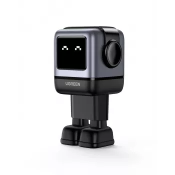 Ugreen Nexode RG 65W 3-portu GaN lādētājs mobilajiem datoriem, mobilajiem tālruņiem, klēpjdatoriem, ārējajiem akumulatoriem, tālruņiem Pelēks AC ātrā uzlāde Iekštelpām