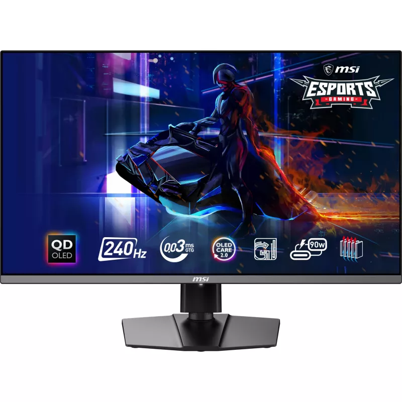 MSI MPG 321URX QD-OLED datora monitors 80 cm (31,5 collas) 3840 x 2160 pikseļi 4K Ultra HD Melns