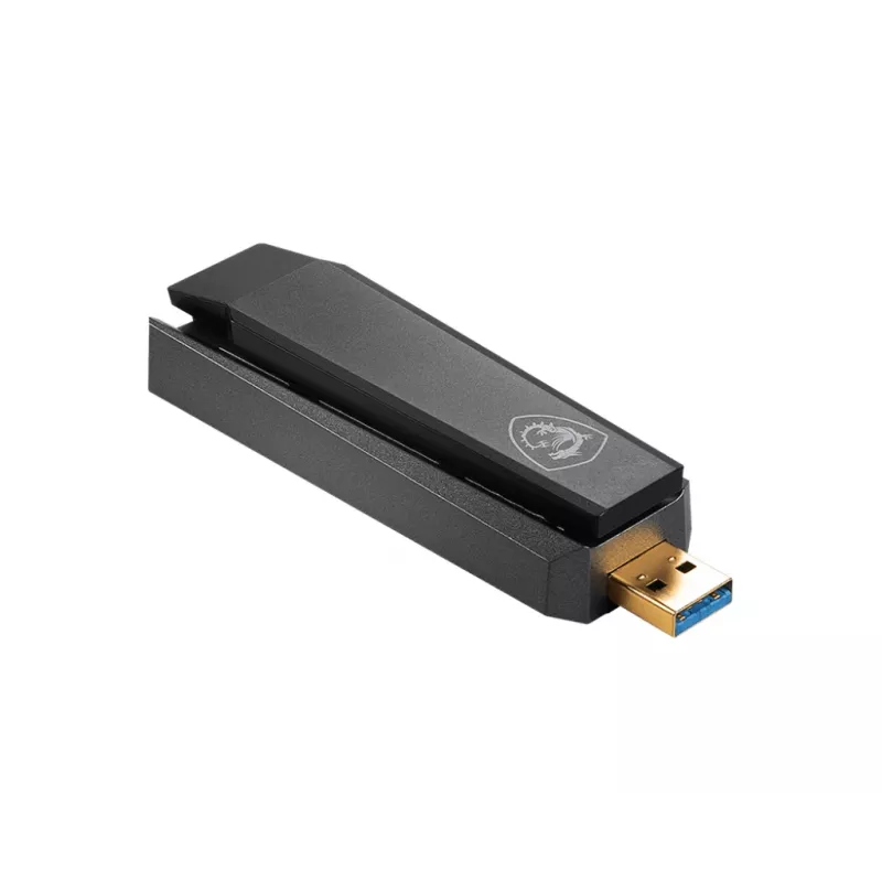 WiFi USB adapteris MSI AX1800 USB 2.0 Type-A bezvadu 2,4 GHz 5 GHz