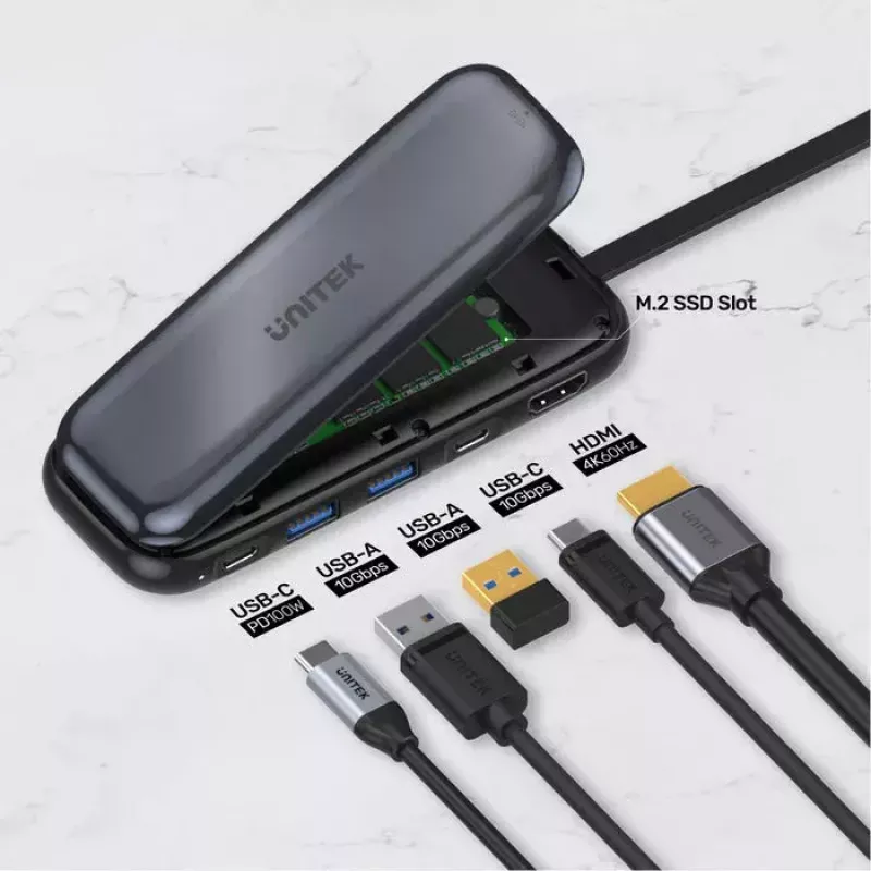 USB centrmezgls UNITEK uHUB H6