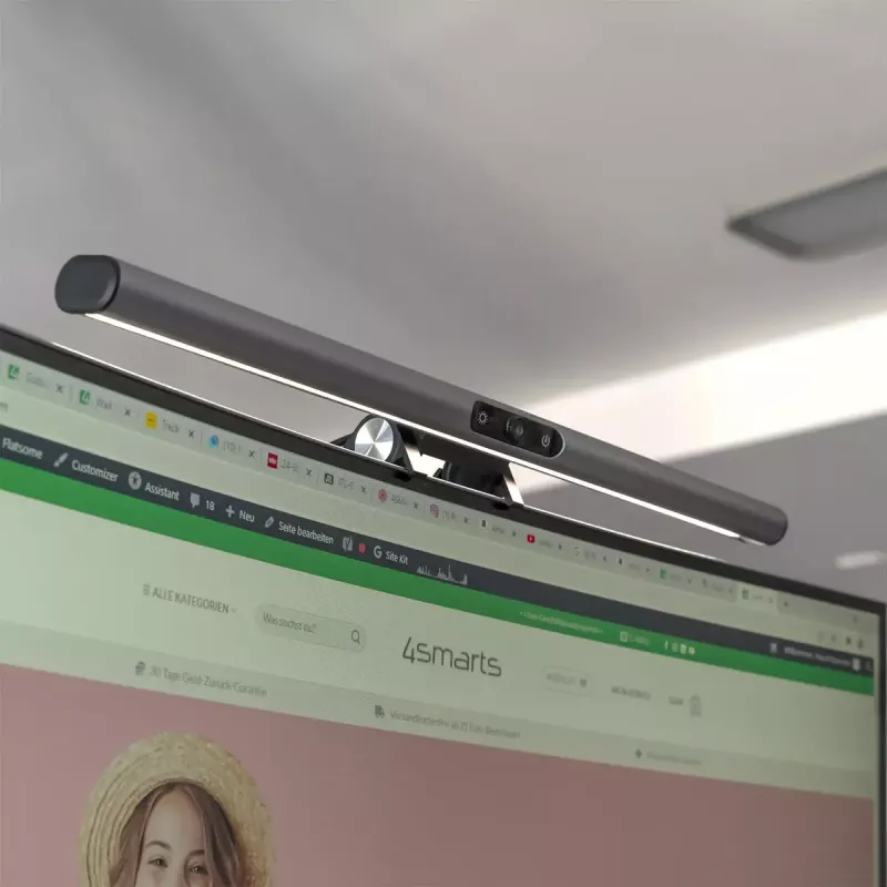 4smarts 2in1 LightBar Pro ABS Sudraba 447g