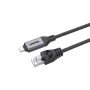 Tīkla kabelis UNITEK C18148AGY01-3M RJ45 Cat6 3m melns