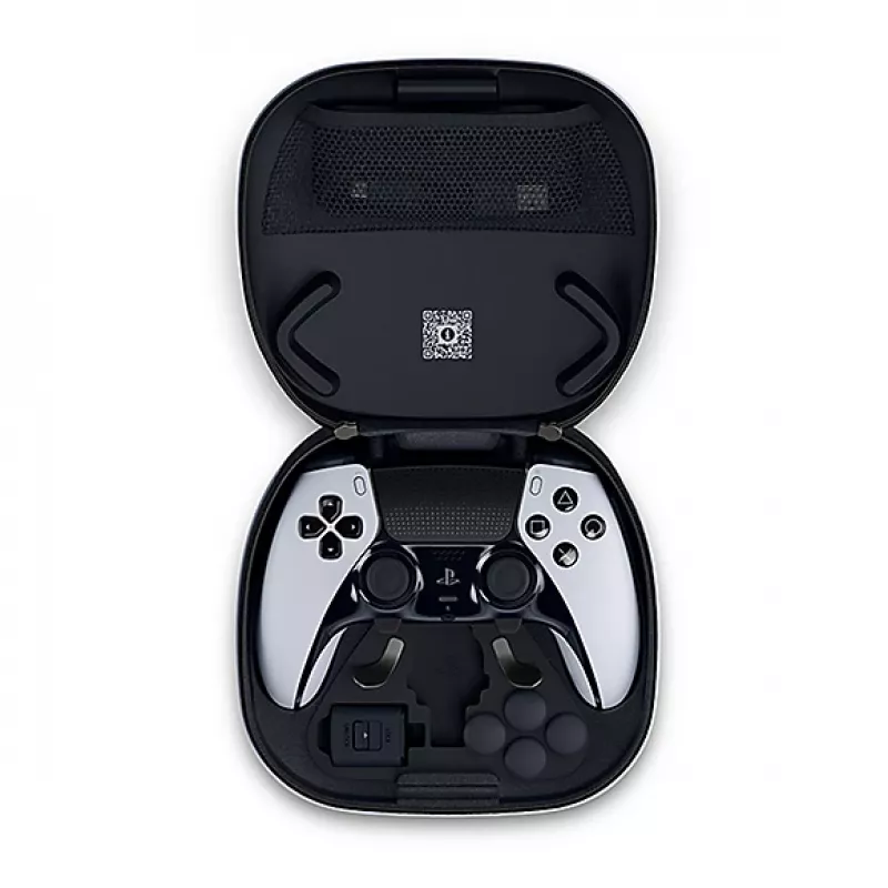 Spēļu kontrolieris Sony DualSense Edge PlayStation 5 — vadu un bezvadu (Bluetooth/USB), melns/balts
