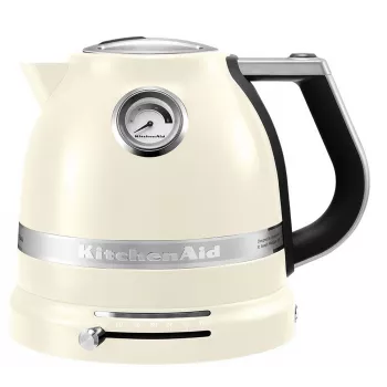 Elektriskā tējkanna KITCHENAID 1,5 l, 2400 W, krēmkrāsā, 7 temperatūras iestatījumi, nerūsējošā tērauda korpuss