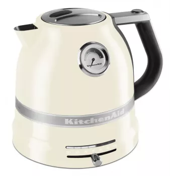 Elektriskā tējkanna KITCHENAID 1,5 l, 2400 W, krēmkrāsā, 7 temperatūras iestatījumi, nerūsējošā tērauda korpuss