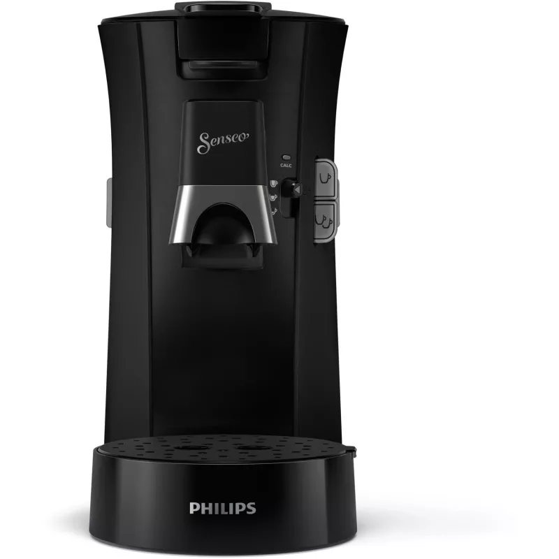 Kafijas automāts ar kapsulām Philips Senseo CSA230/69 — 0,9 l ūdens tvertne, 2 krūzīšu ietilpība, 1450 W, dziļi melns
