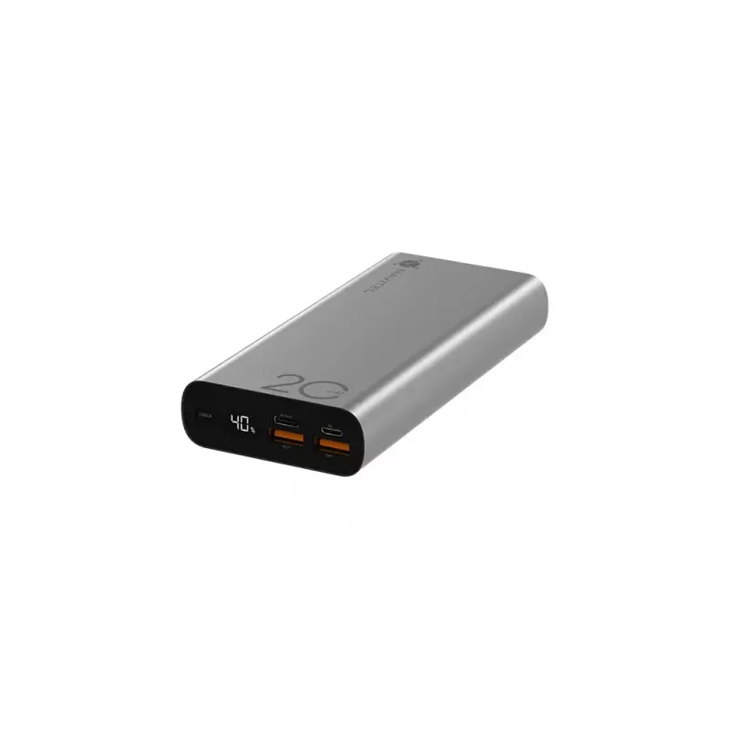 Pārnēsājams ārējais akumulators Navitel PWR20 AL SILVER 20000 mAh