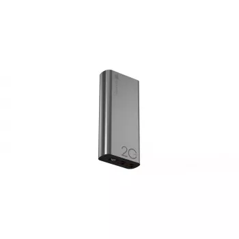 Pārnēsājams ārējais akumulators Navitel PWR20 AL SILVER 20000 mAh
