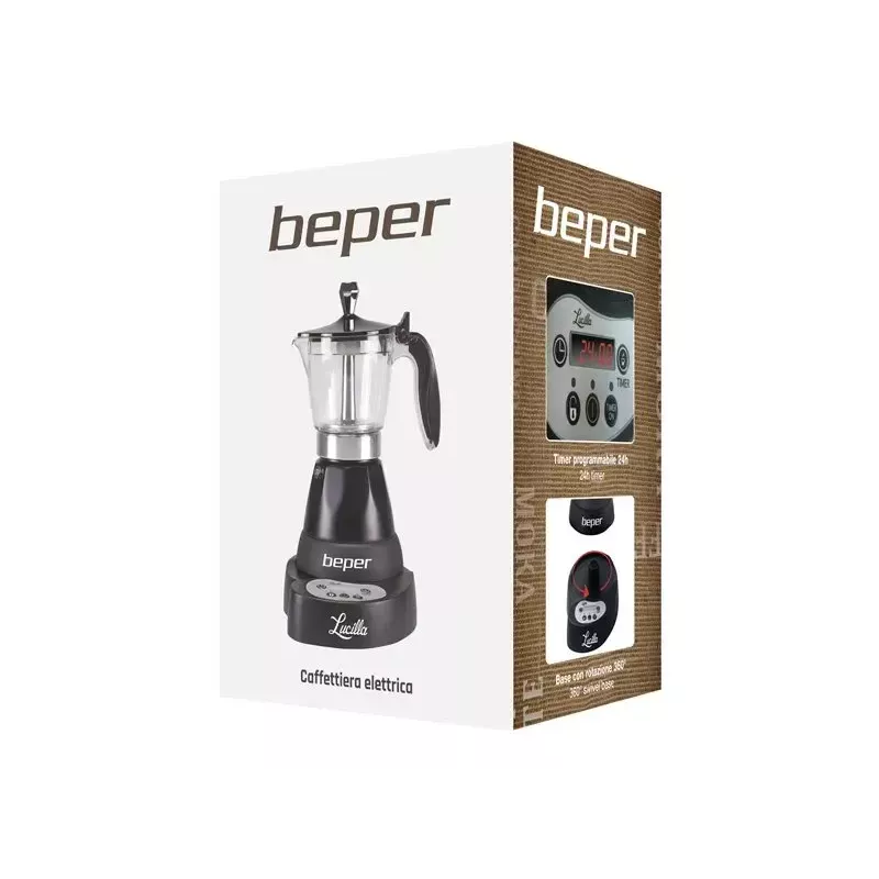 Espresso automāts Beper 3 cup BC.041N