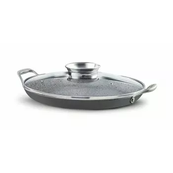 Frypan Pensofal Invictum Professional Oval 36 cm ar 2 rokturiem un stikla vāku