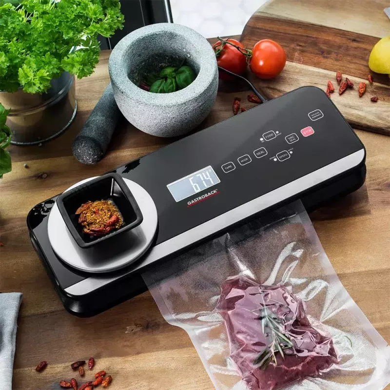 Vakuuma iepakošanas iekārta Gastroback Design Advanced Scale Pro melna