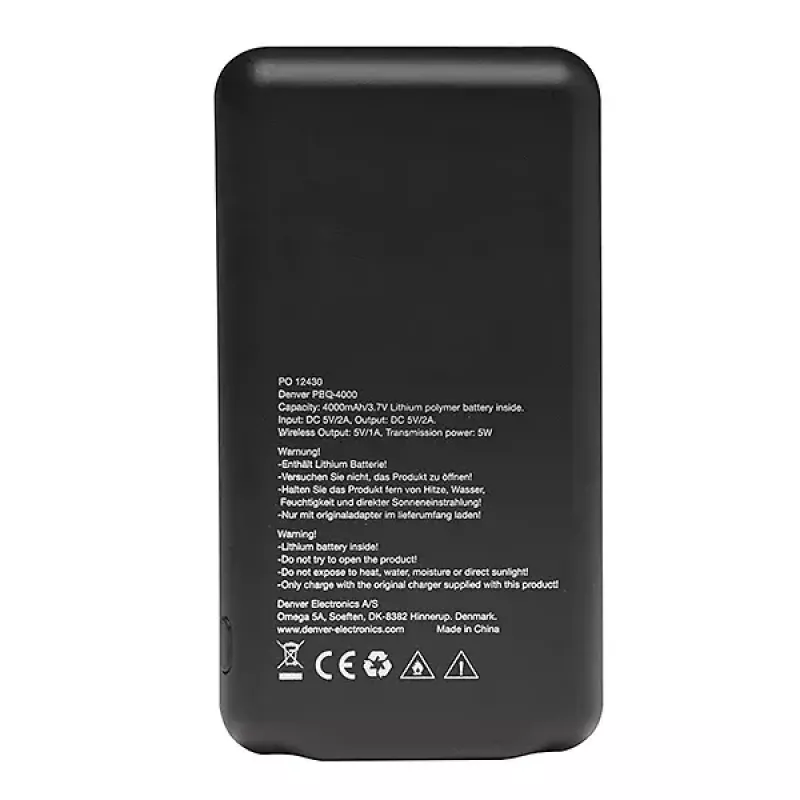 Pārnēsājams akumulators Denver PBQ-4000 4000 mAh