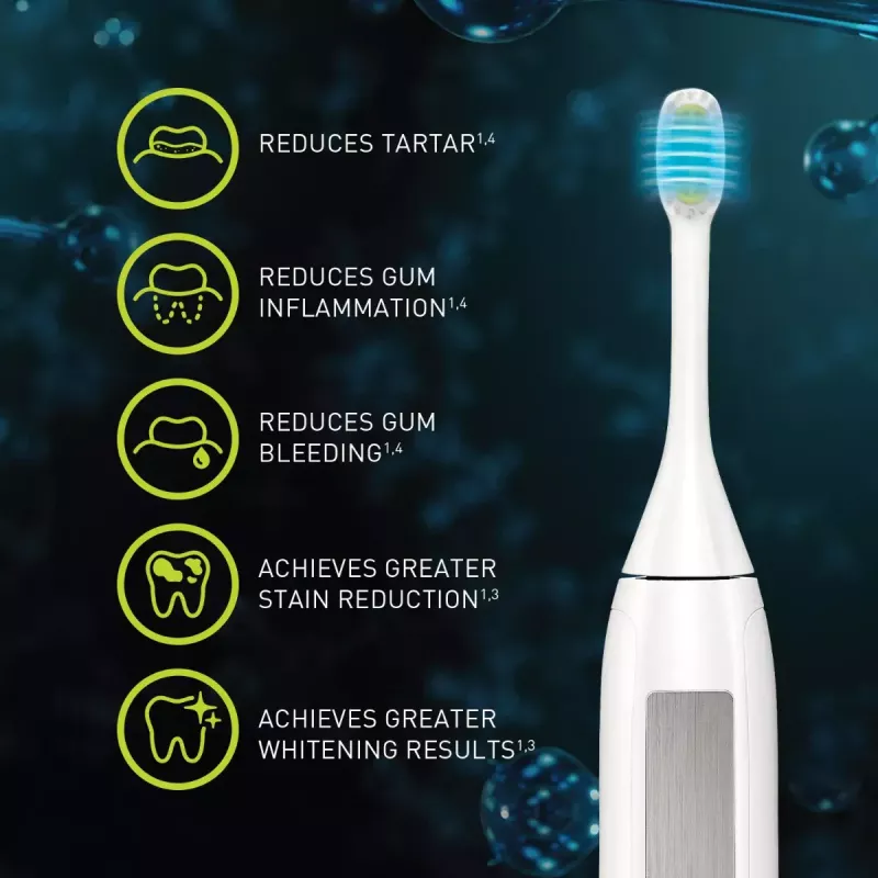 Vibrējošā zobu birste Silk'n ToothWave - balta