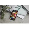 Viedtālruņa maciņš iKins iPhone XS/S — Cherry Blossom balta dizains, aizsargājoša cietā apvalka piemērotība