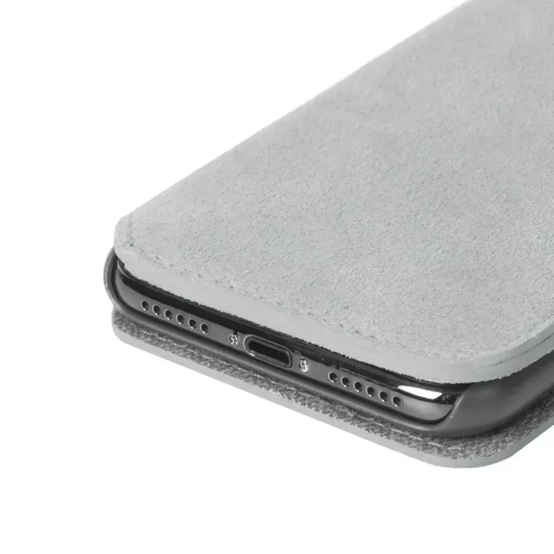 Folio maciņš Krusell Broby 4 Card SlimWallet iPhone X/XS pelēks