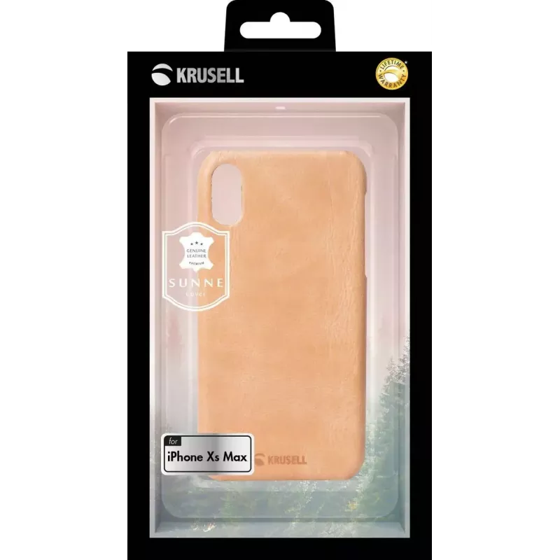 Cover Krusell Sunne iPhone XS Max 16.5 cm Bēšs