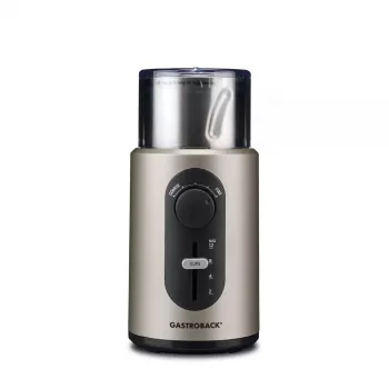 Kafijas dzirnaviņas Gastroback Design Basic 200 W Melns Metālisks