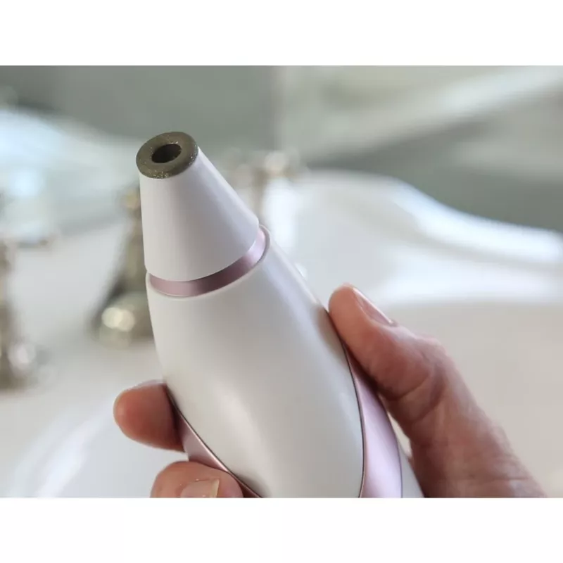 HoMedics Radiance ādas kopšanas ierīce Ādas vakuuma mikrodermabrāzija Rožu zelts, Balts