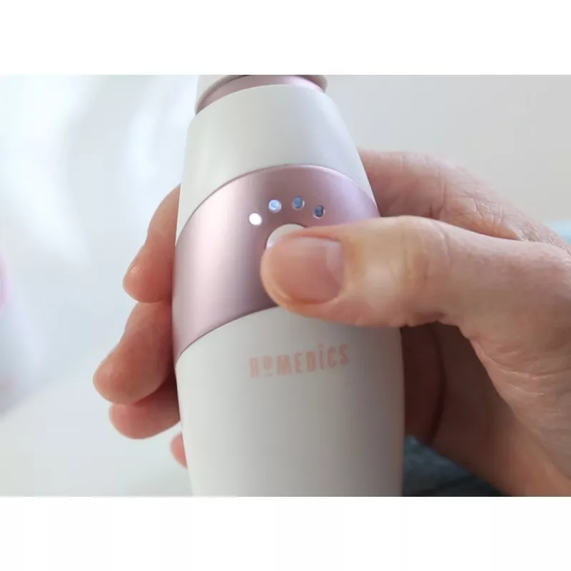 HoMedics Radiance ādas kopšanas ierīce Ādas vakuuma mikrodermabrāzija Rožu zelts, Balts