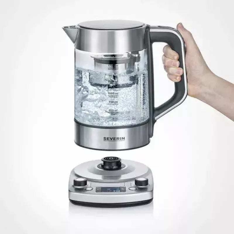 Elektriskā tējkanna Severin 1,7 L 3000 W nerūsējošais tērauds