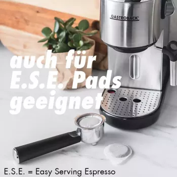 Espresso automāts Gastroback Design Espresso Piccolo 1.4 L manuāls