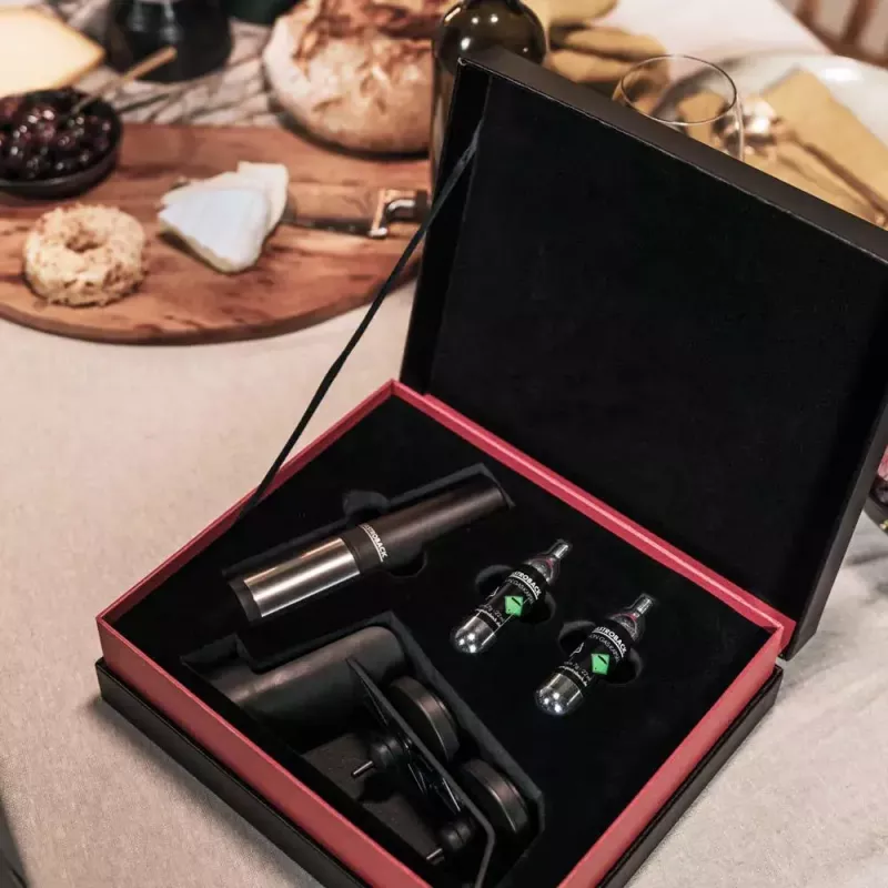 Dekantera aizbāznis Gastroback Aroma 47102 melns nerūsējošais tērauds