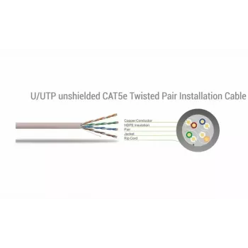 Tīkla kabelis SBOX UTP-305 CAT5E RJ45 305M zils