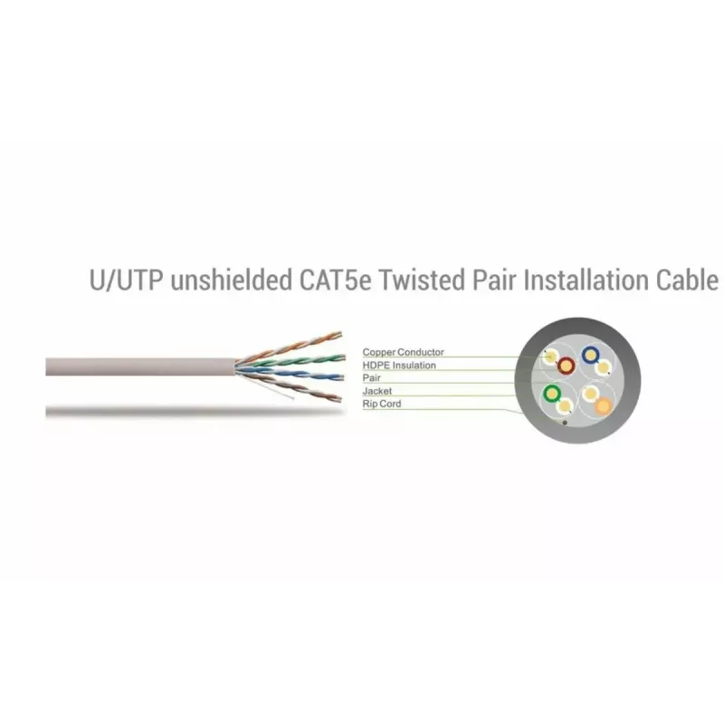 Tīkla kabelis SBOX UTP-305 CAT5E RJ45 305M zils