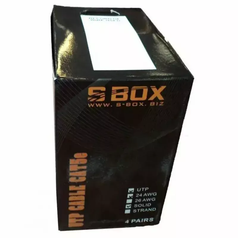 Tīkla kabelis SBOX UTP-305 CAT5E RJ45 305M zils