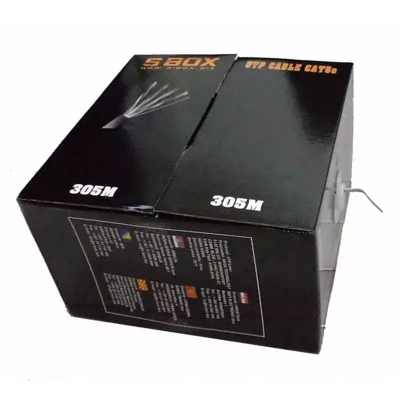 Tīkla kabelis SBOX UTP-305 CAT5E RJ45 305M zils