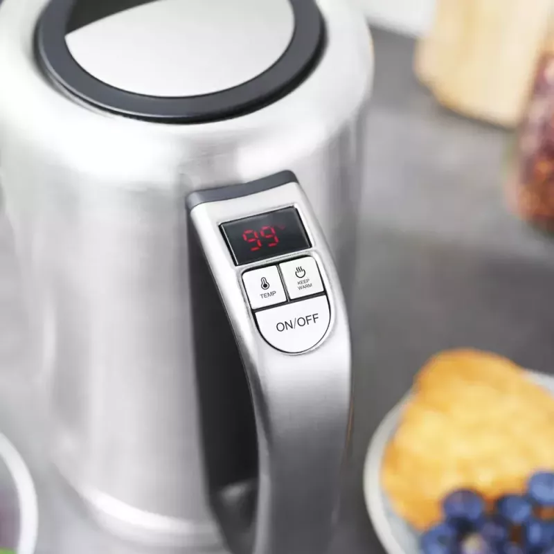 Elektriskā tējkanna Gastroback 1,7 L 3000 W Melna Nerūsējošais tērauds