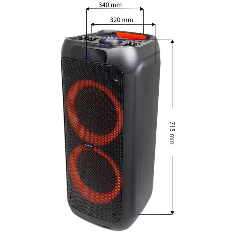 Pārnēsājamais Bluetooth skaļrunis MANTA SPK5310 PRO 20W — bezvadu, uzlādējams, TWS atbalsts