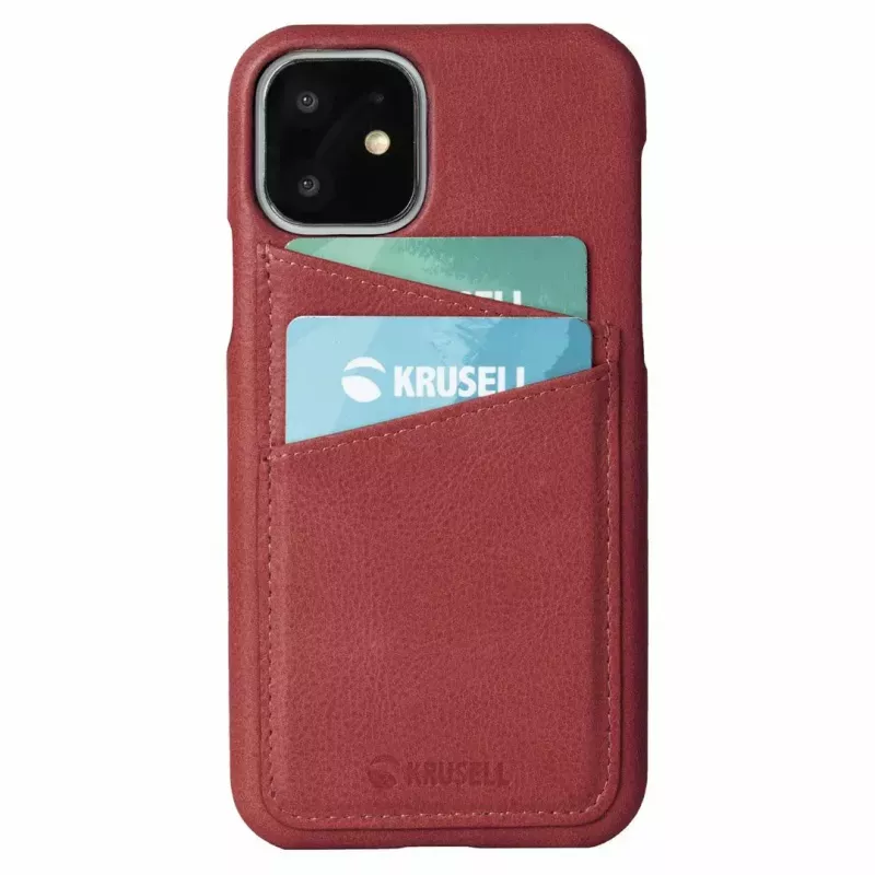 Viedtālruņa maciņš Krusell Sunne Apple iPhone 11, vintage sarkans