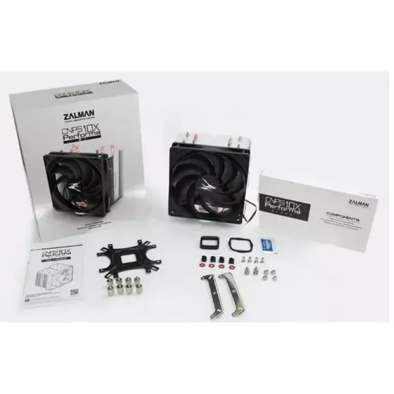 CPU dzesētājs ZALMAN CNPS10X PERFORMA ST ar 120mm ventilatoru un 4 siltuma caurulēm