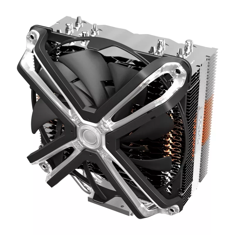 Zalman CNPS17X datora dzesēšanas sistēma Procesora dzesētājs 14 cm Melns, Pelēks