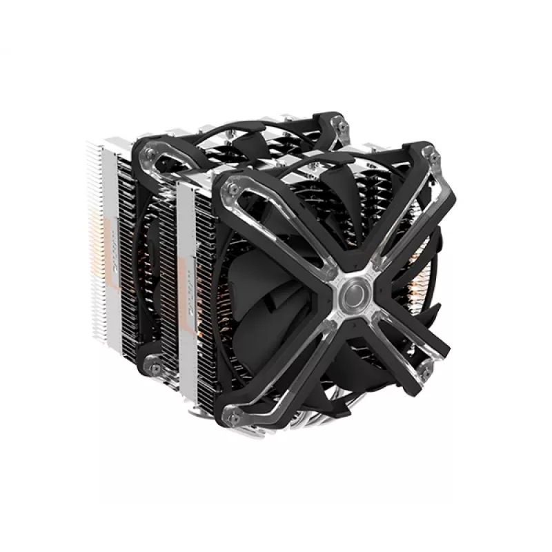 Zalman CNPS20X datora dzesēšanas sistēma Procesora dzesētājs 14 cm Alumīnijs, Melns
