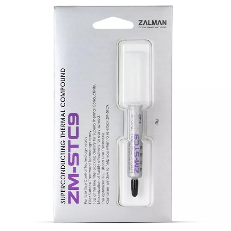 Zalman ZM-STC9 siltumvadoša pasta 9,1 W/m·K 4 g