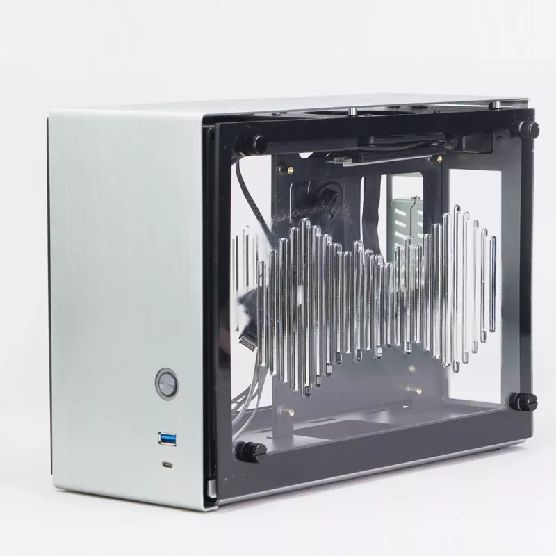 PC korpuss Zalman M2 Mini-Silver Mini Tornis Sudraba