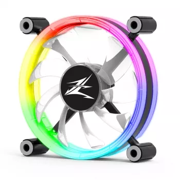 Zalman ZM-LF120 datora dzesēšanas sistēma Computer case Ventilators 12 cm Melns, Balts
