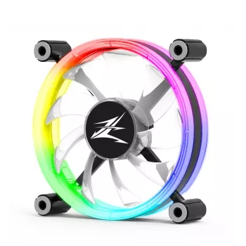 Zalman ZM-LF120 datora dzesēšanas sistēma Computer case Ventilators 12 cm Melns, Balts