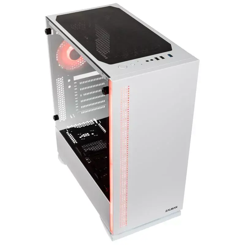 Zalman S5 balta datora korpuss Midi Tower