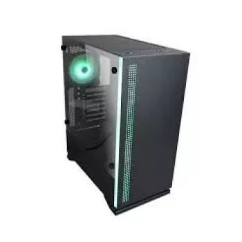 PC korpuss Zalman S5 Melns Midi Tower