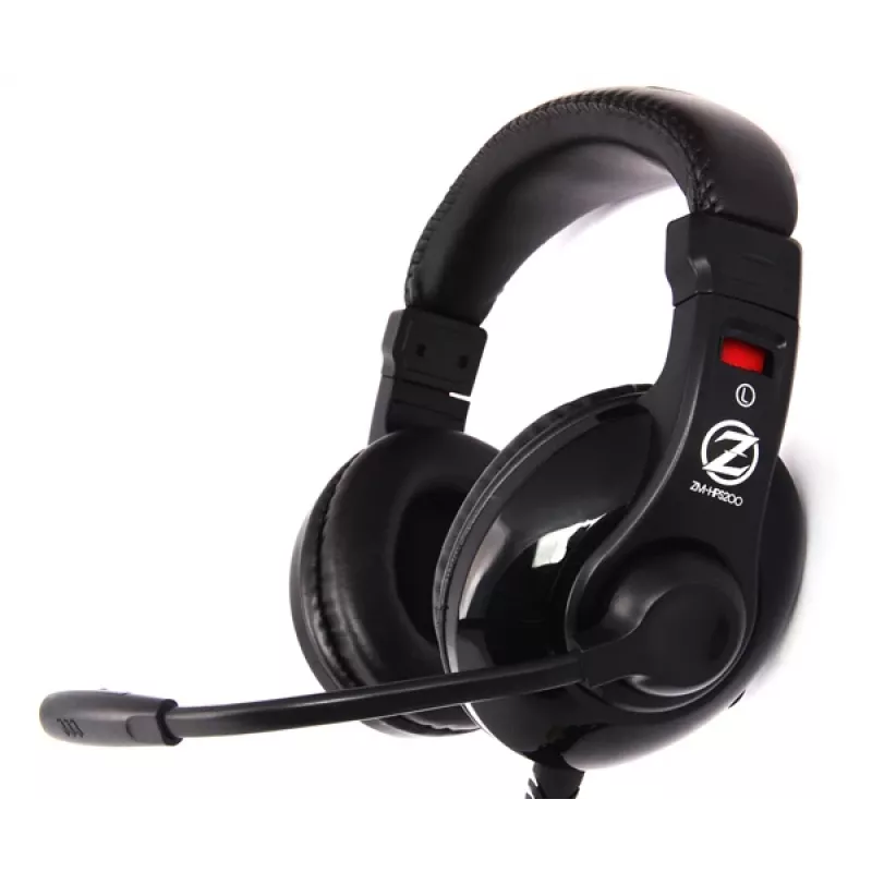 Zalman ZM-HPS200 austiņas/headset ar vadu, galvas stīpa, spēlēm, melnas