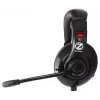 Zalman ZM-HPS200 austiņas/headset ar vadu, galvas stīpa, spēlēm, melnas