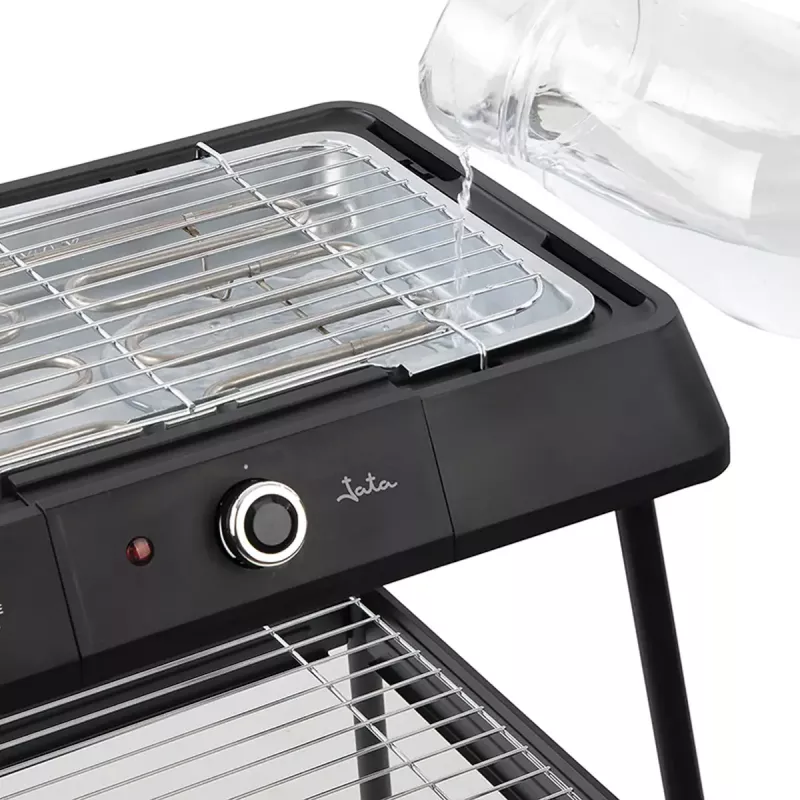 JATA JEBQ1001 elektriskais grils, melns, 2200 W
