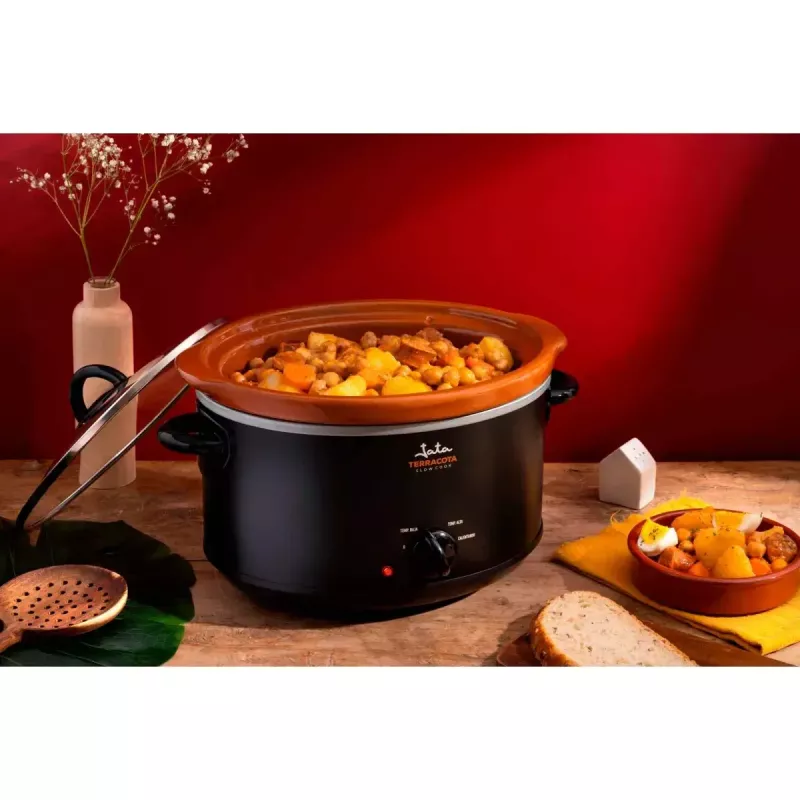 Lēnvārīšanas katls JATA JEOL2135 3,5L 180W melns terakota